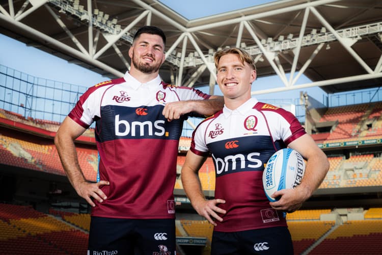 Liam Wright (left) and Tate McDermott...ready for 2025 as co-captains of the Reds. Photo: Brendan Hertel