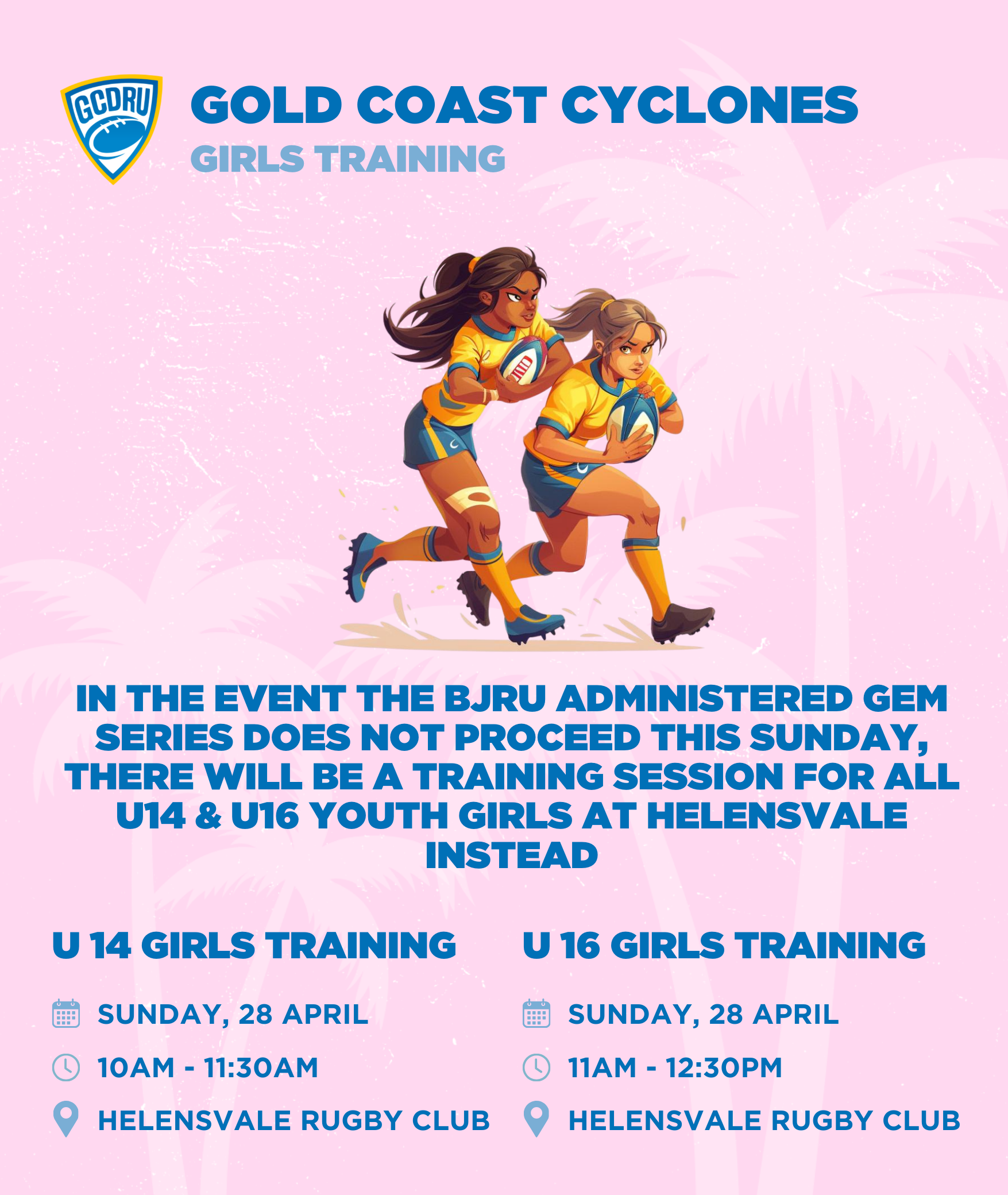 Girls Cyclones Invite